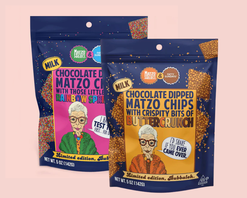 Chocolate Covered Matzo Chips 2-Pack