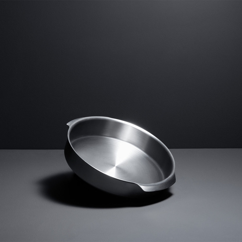 10-Inch Round Stainless Steel Pan