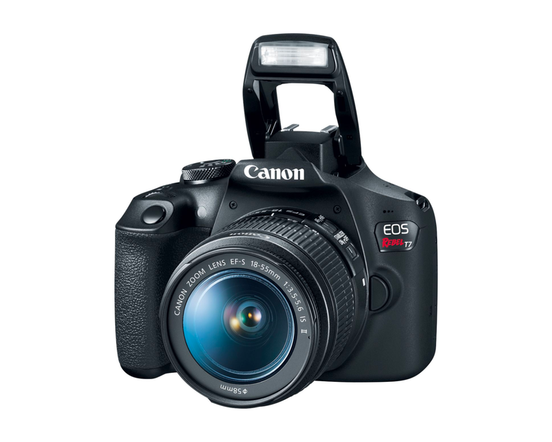 EOS Rebel T7 DSLR Video Two Lens Kit