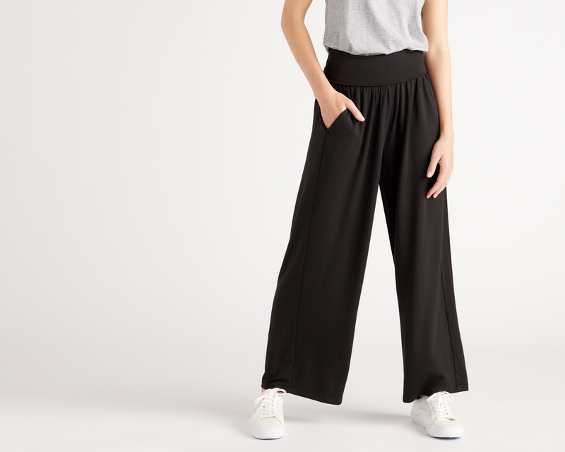 French Terry Modal Wide Leg Pants