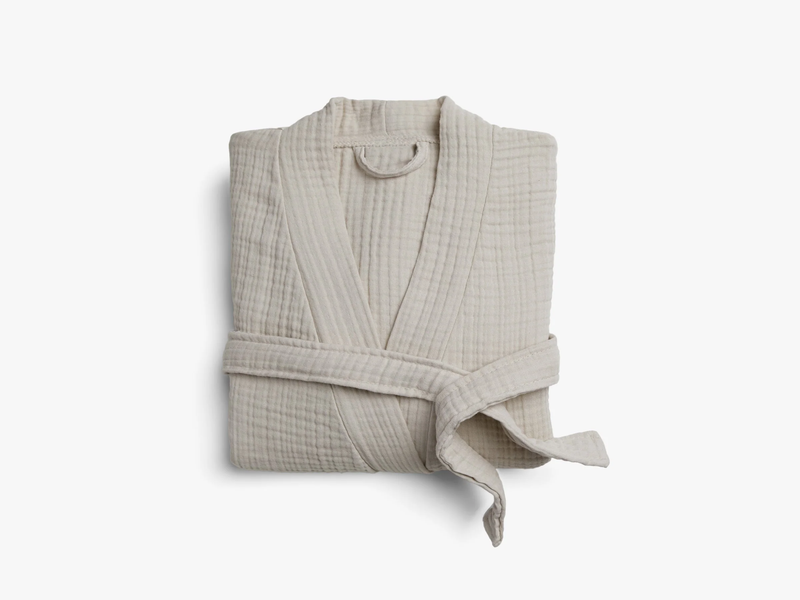 Cloud Cotton Robe, Bone