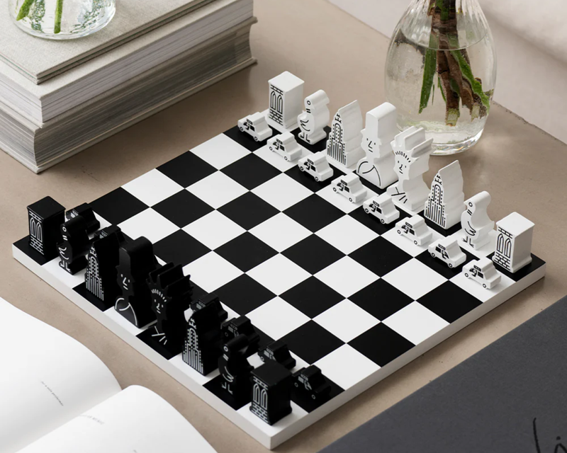 The New Yorker x Printworks Chess Set