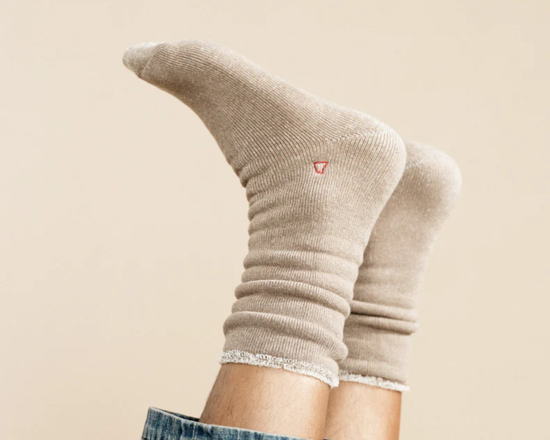 Men's Hoodie Wool Crew Sock