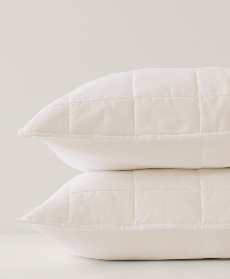 Organic Quilted Sham 2-Pack, Standard