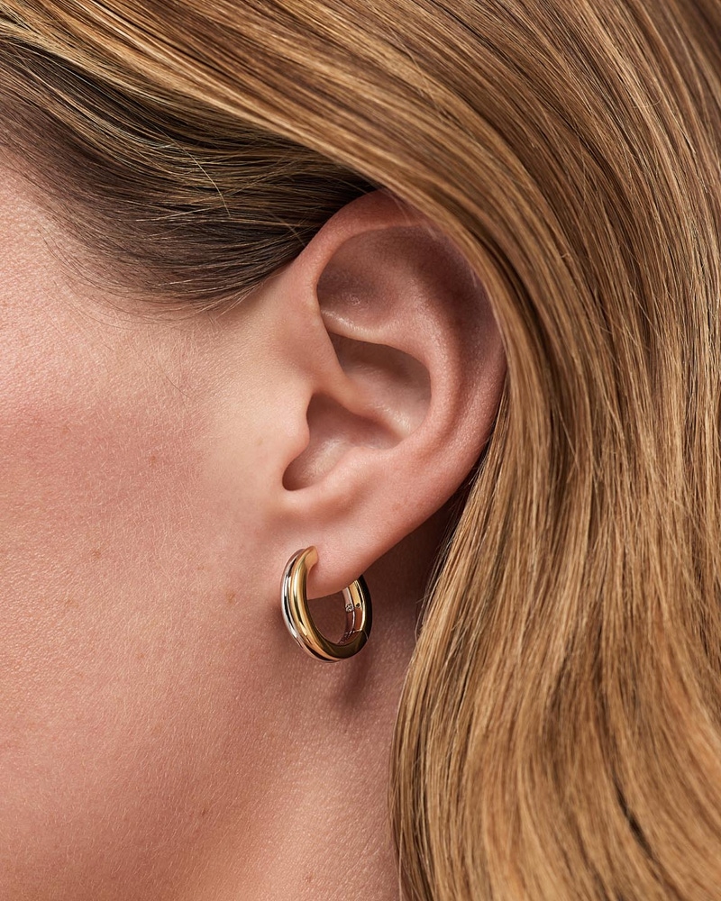 Asher Medium Hoop Earrings