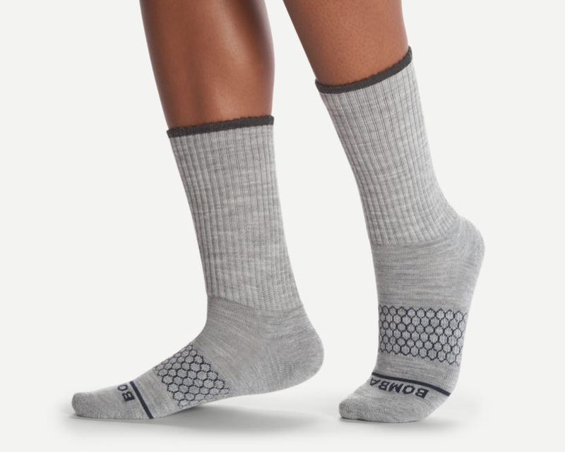 Women's Merino Wool Blend Calf Socks
