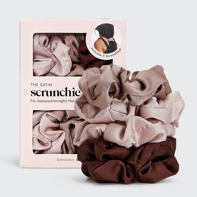 Satin Sleep Scrunchie 5 Piece Set
