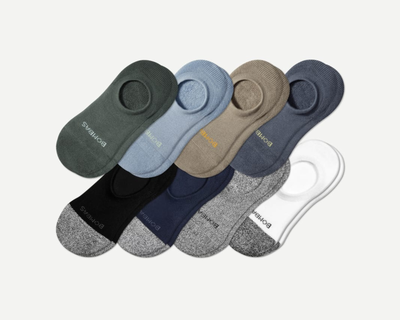Men's Cushioned No Show Sock 8-Pack