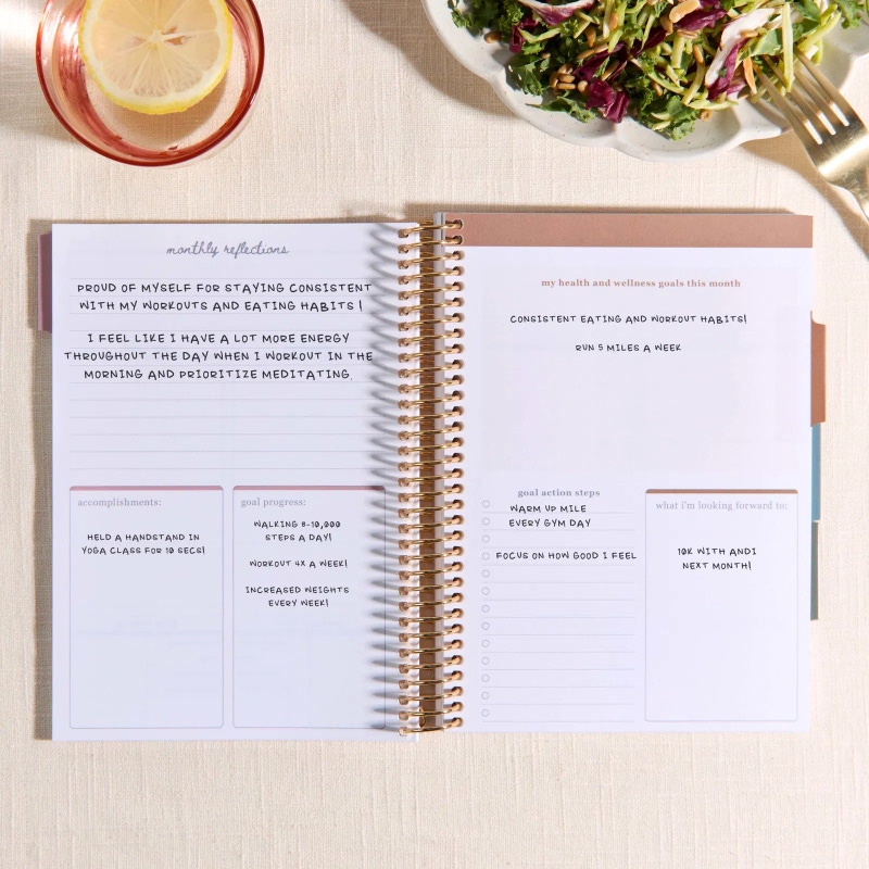 A5 Coiled Wellness Planner