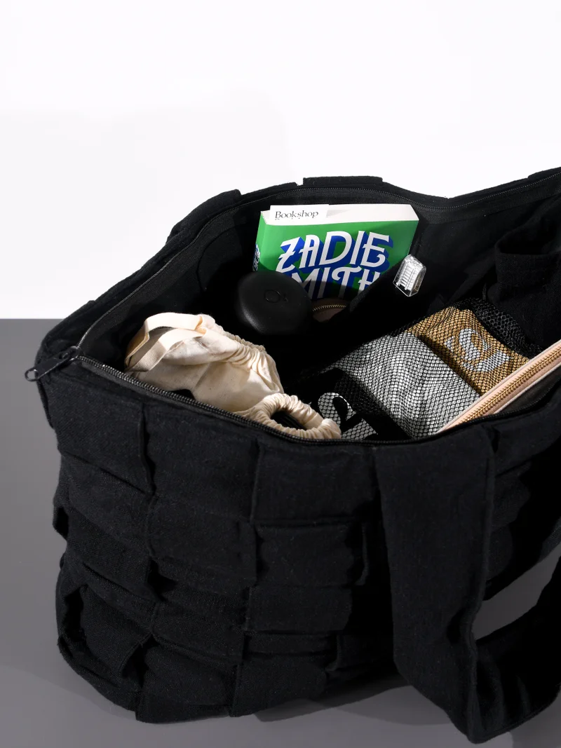 Linen Weekender Bag