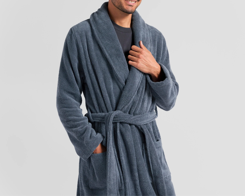 Classic Turkish Cotton Robe, Dusk