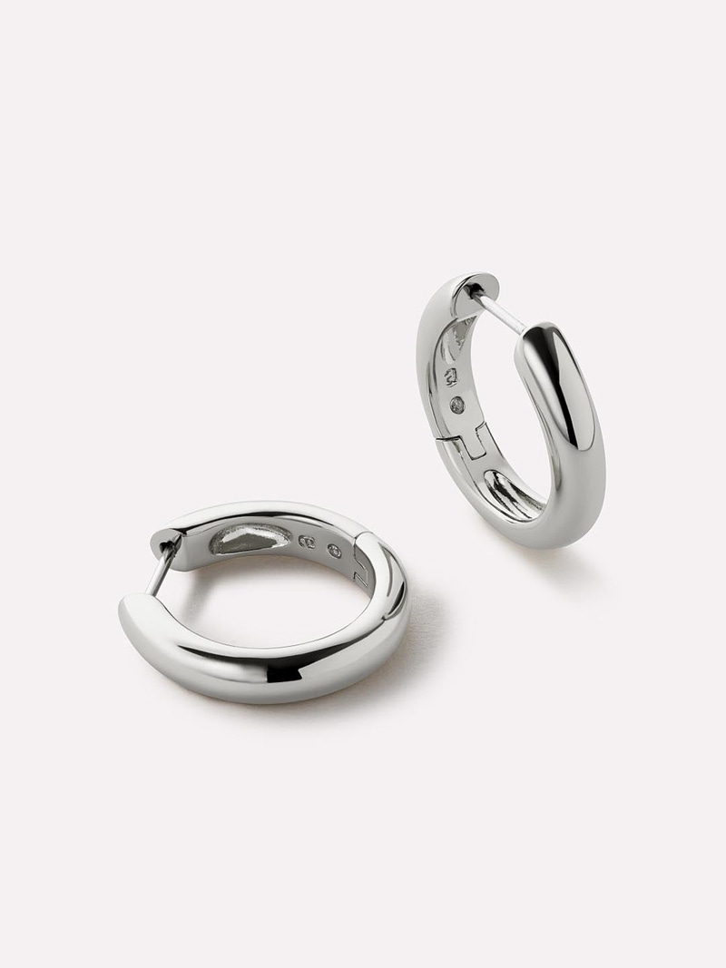 Giulia Medium Hoop Earrings