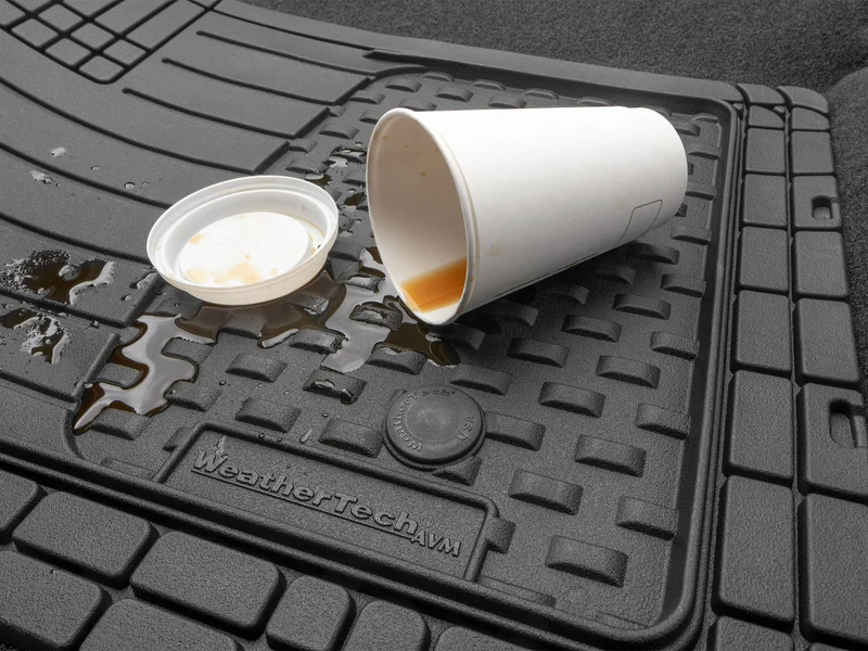 Trim-to-Fit Front and Rear 3-Piece Floor Mat Set with Over the Hump Mat