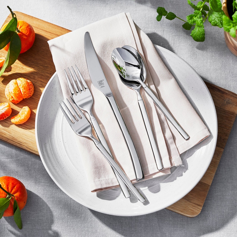 Opus 45-Piece Stainless Steel Flatware Set