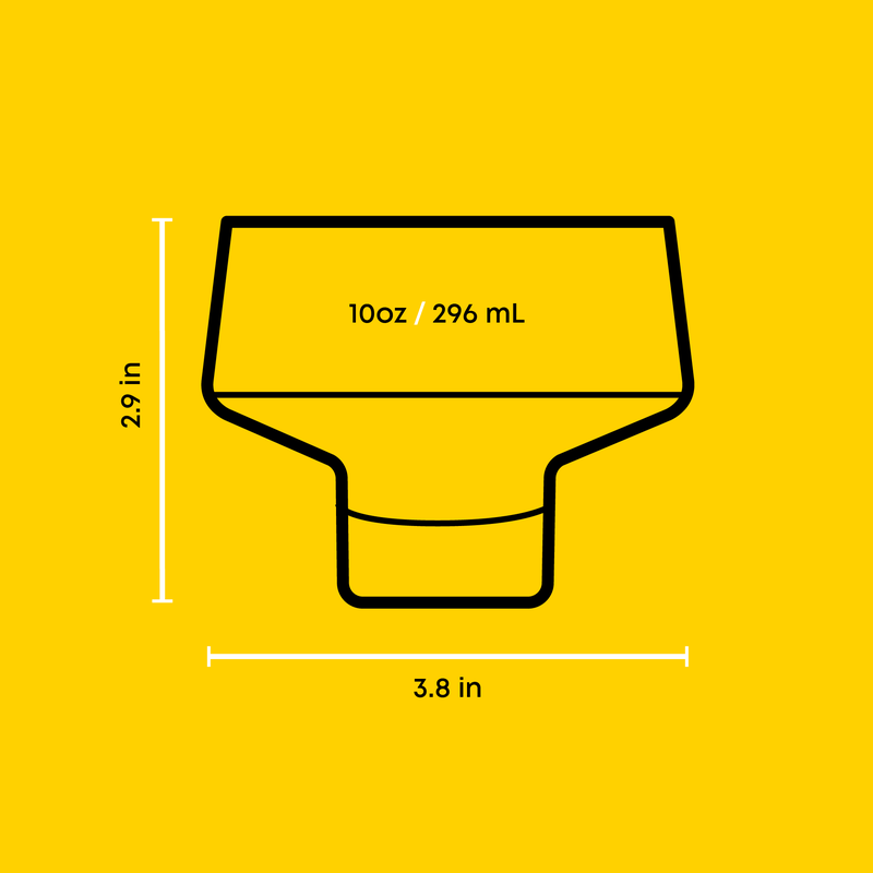 Sidney Stemless Coupe Glasses, Set of 4