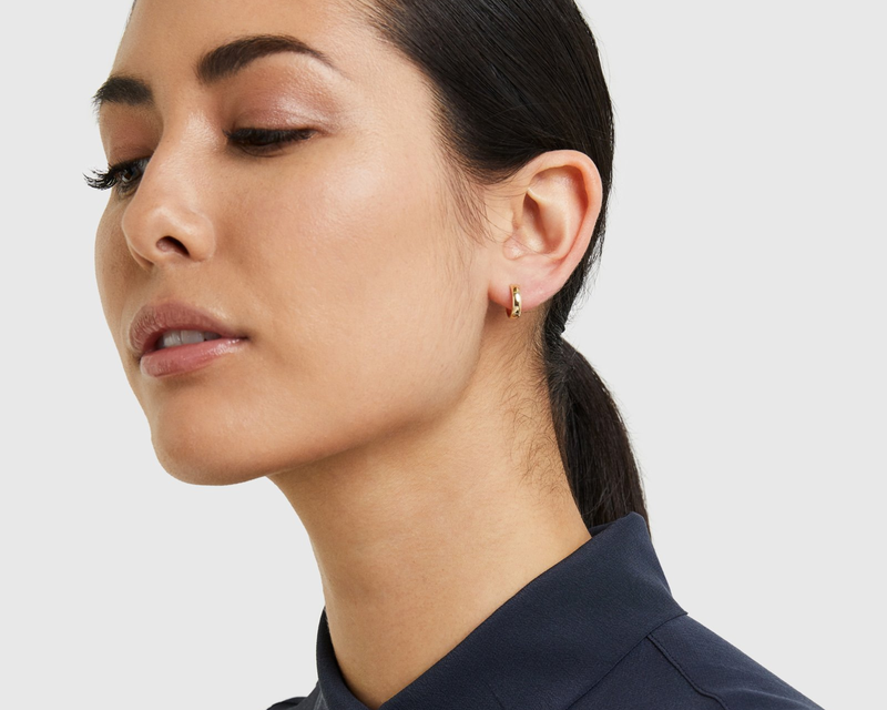 14k Gold Hoops