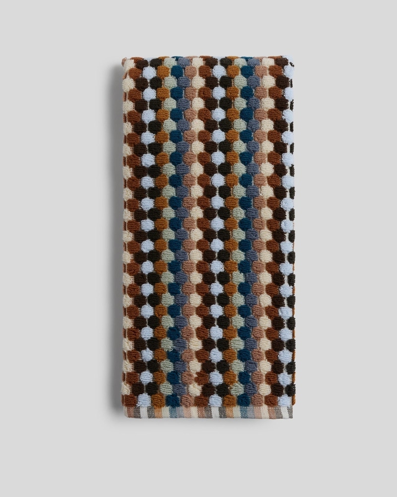 Organic Cotton Mosaic Hand Towel