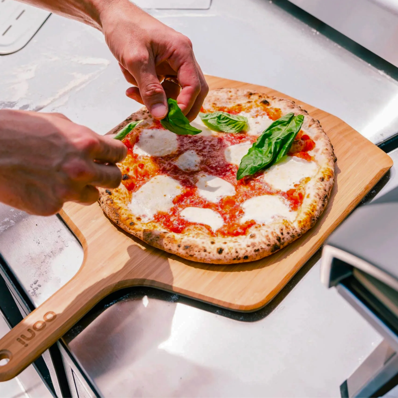 14" Bamboo Pizza Peel & Serving Board