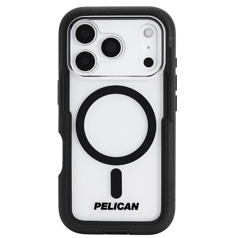 Voyager Clear & Black MagSafe iPhone Case