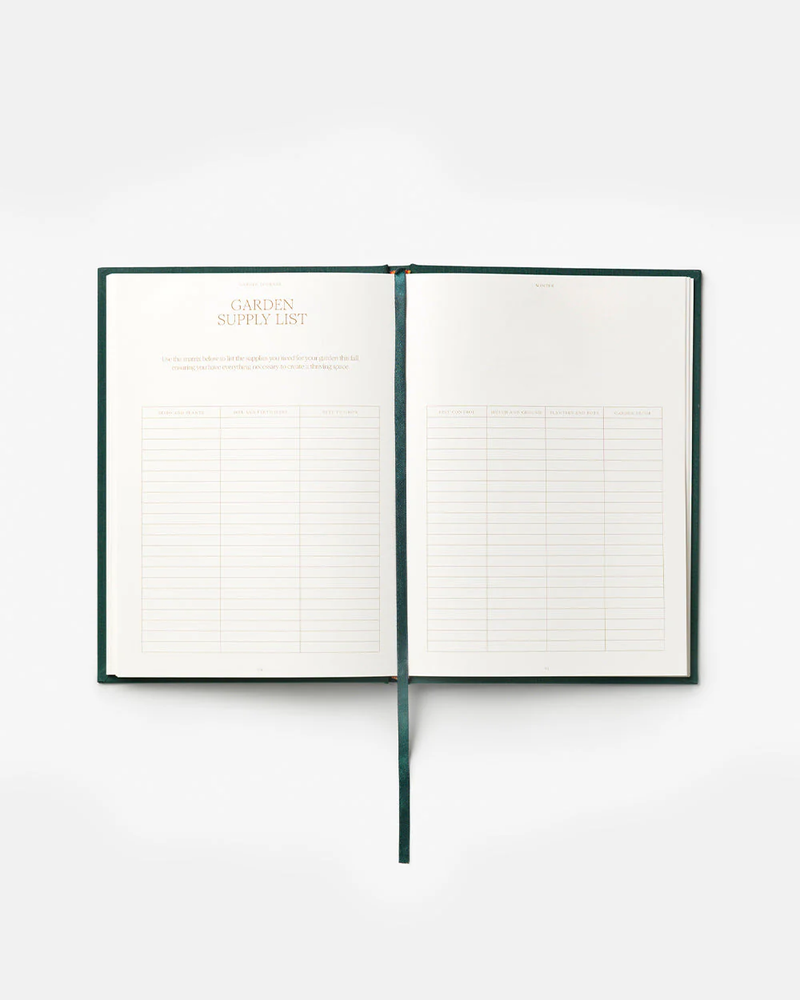 The Secret Garden, Garden Journal