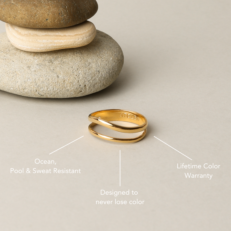 "Breeze" Double Ring