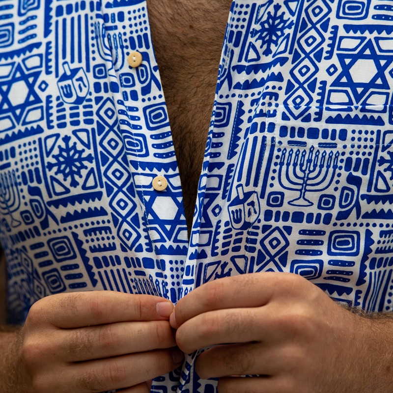 The Challah Days Hanukkah Hawaiian Shirt