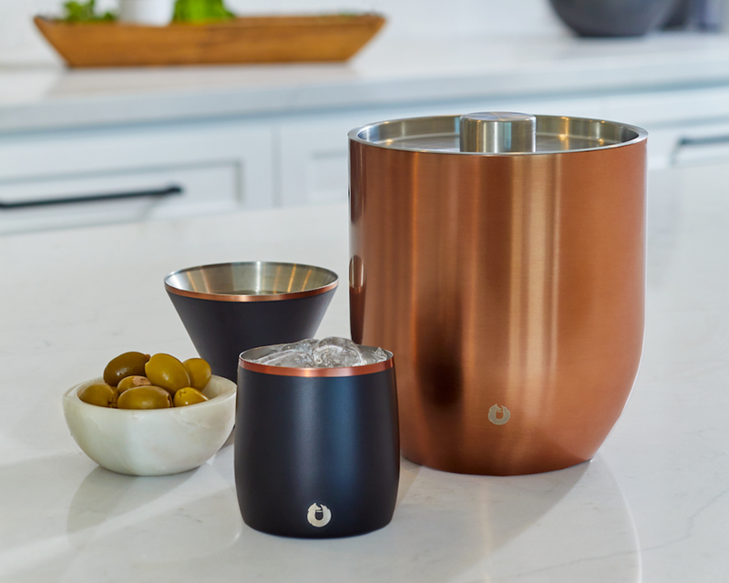 Stainless Steel Ice Bucket with Lid and Scoop
