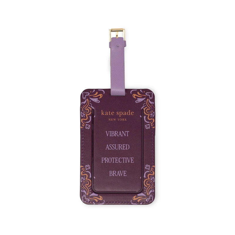 Leatherette Luggage Tag Set of 2