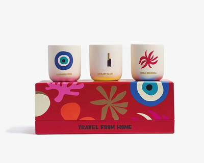 Travel From Home Mini Scented Candle Set