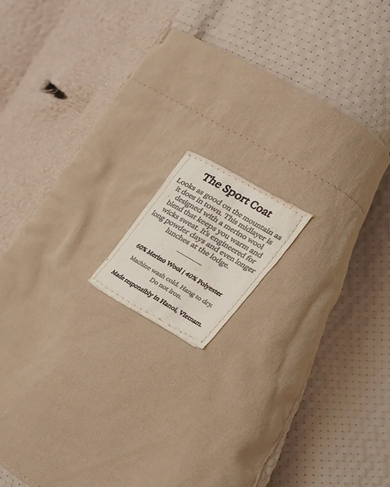 Women's Merino Midlayer Sport Coat