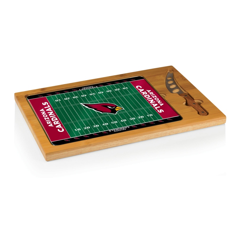 NFL Icon Glass Top Cutting Board & Knife Set