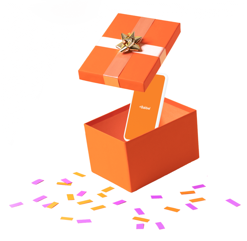 Babbel 12 month language subscription - teacher group gift 2026 - $99