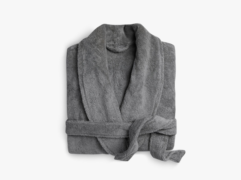 Classic Turkish Cotton Robe, Stone