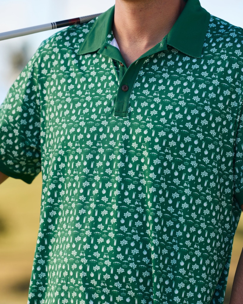 The Green Placket Golf Shirt