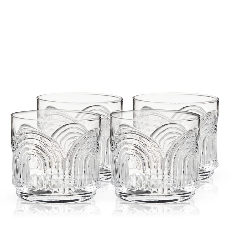 Beau Lowball Tumblers, Set of 4