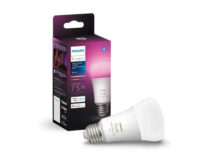 Hue A19 Color 75W Smart LED Bulb