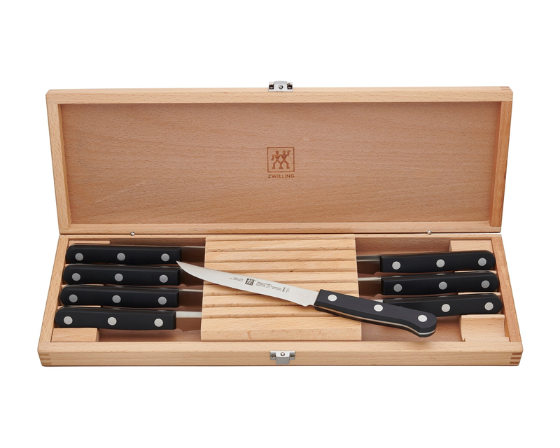 Twin Gourmet Classic 8-piece Steak Knife Set with Wood Case