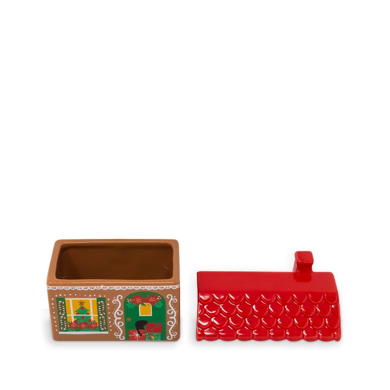 Holiday House Trinket Box
