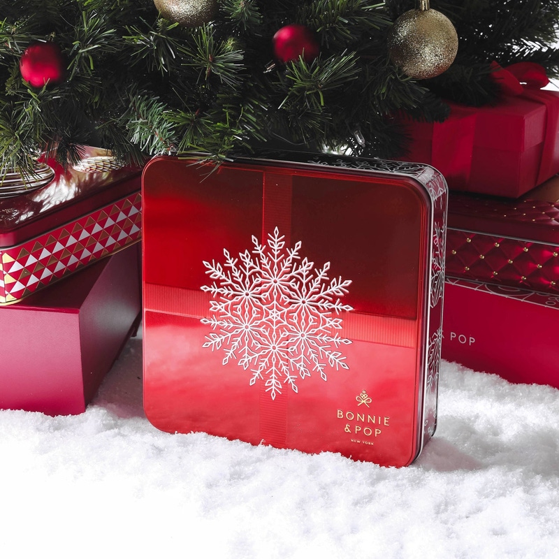 Chocolate & Nuts Holiday Gift Tin