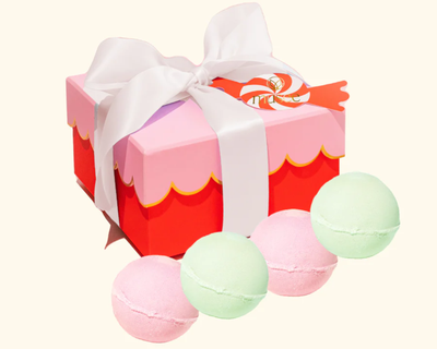 Christmas Scalloped Bath Balm Set