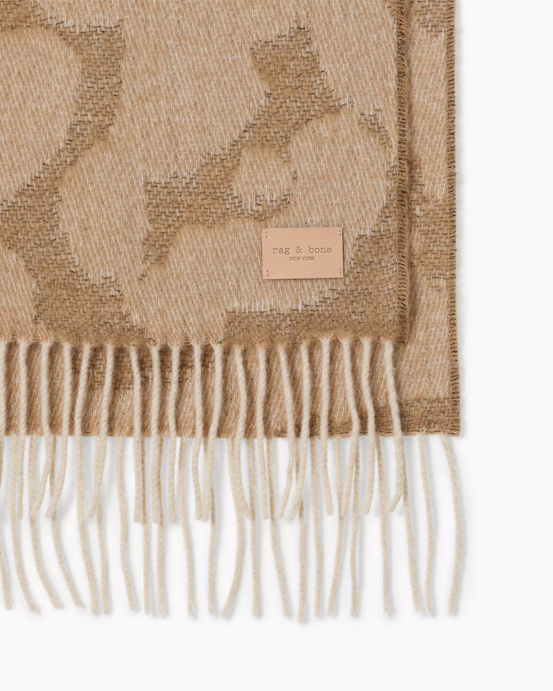 Piper Leopard-Print Scarf