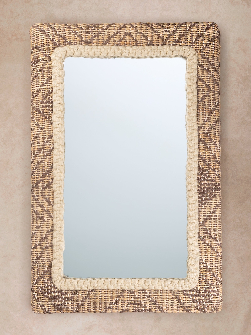 Zulian Woven Jute Mirror
