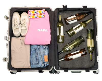 VinAluminum 12-Bottle Suitcase