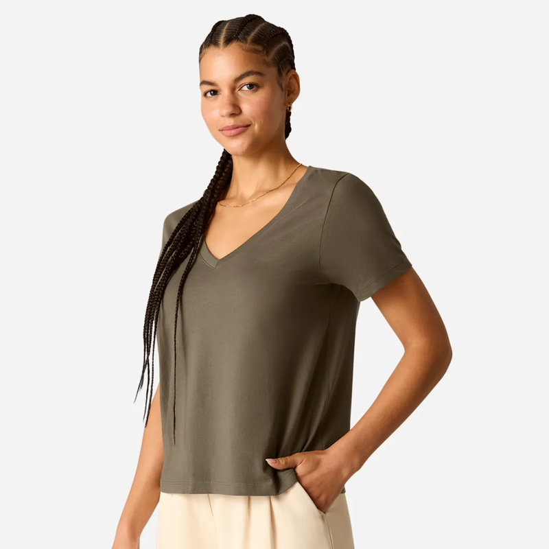 Women's Pima Cotton Crew Neck T-Shirt