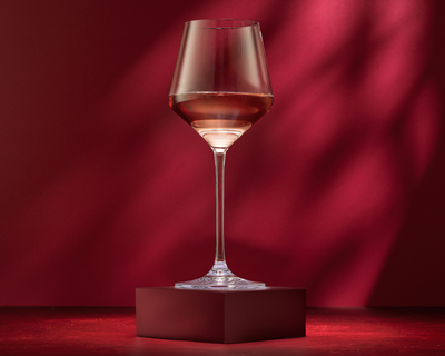 Layla European Crystal White Wine Glasses, Set of 4