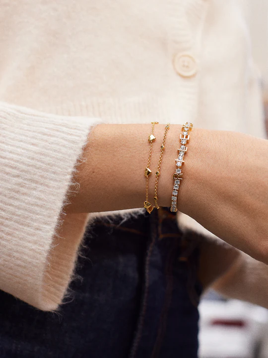 Yasmine 18K Birthstone Bracelet