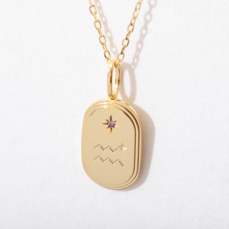 Zodiac Pendant Necklace