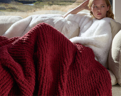 Snug Chunky Knit Throw