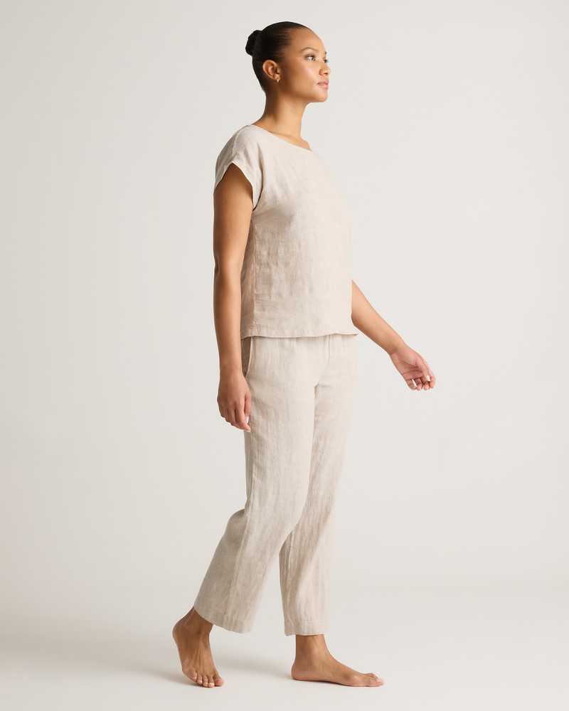 100% European Linen Pajama Set