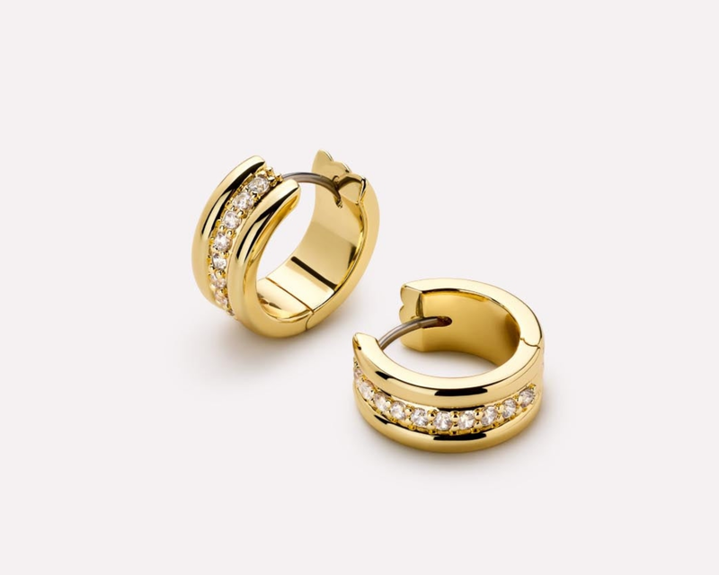 Asher Triple Huggie Earrings